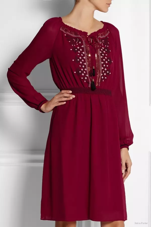 Altuzarra for Target Besticktes, plissiertes Georgette-Kleid, erhältlich bei Net-a-Porter für 54,99 $