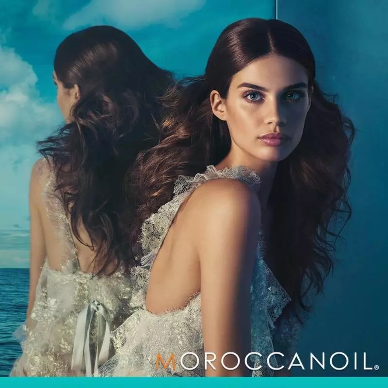 Moroccanoil inodana chiPutukezi modhi Sara Sampaio mumiriri wayo mutsva