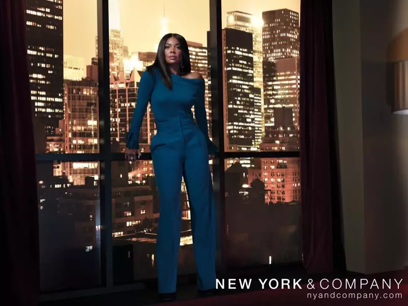 Bintang Gabrielle Union ing kampanye koleksi New York lan Company x Gabrielle Union