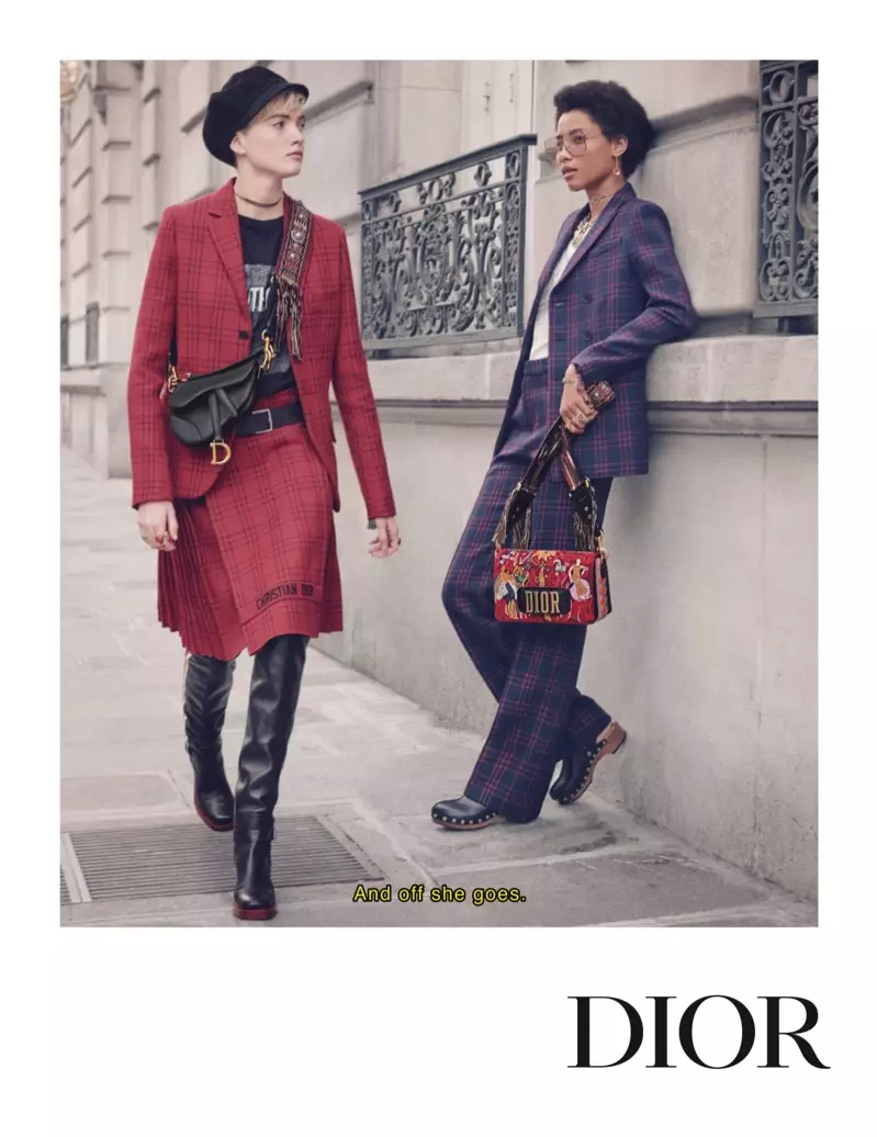 Dior keskendub 2018. aasta sügis-talve kampaania tartaanprintidele