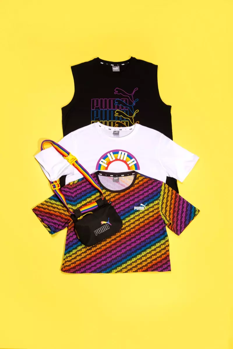 Lo stile arcobaleno spicca nel pacchetto PUMA Pride 2020.