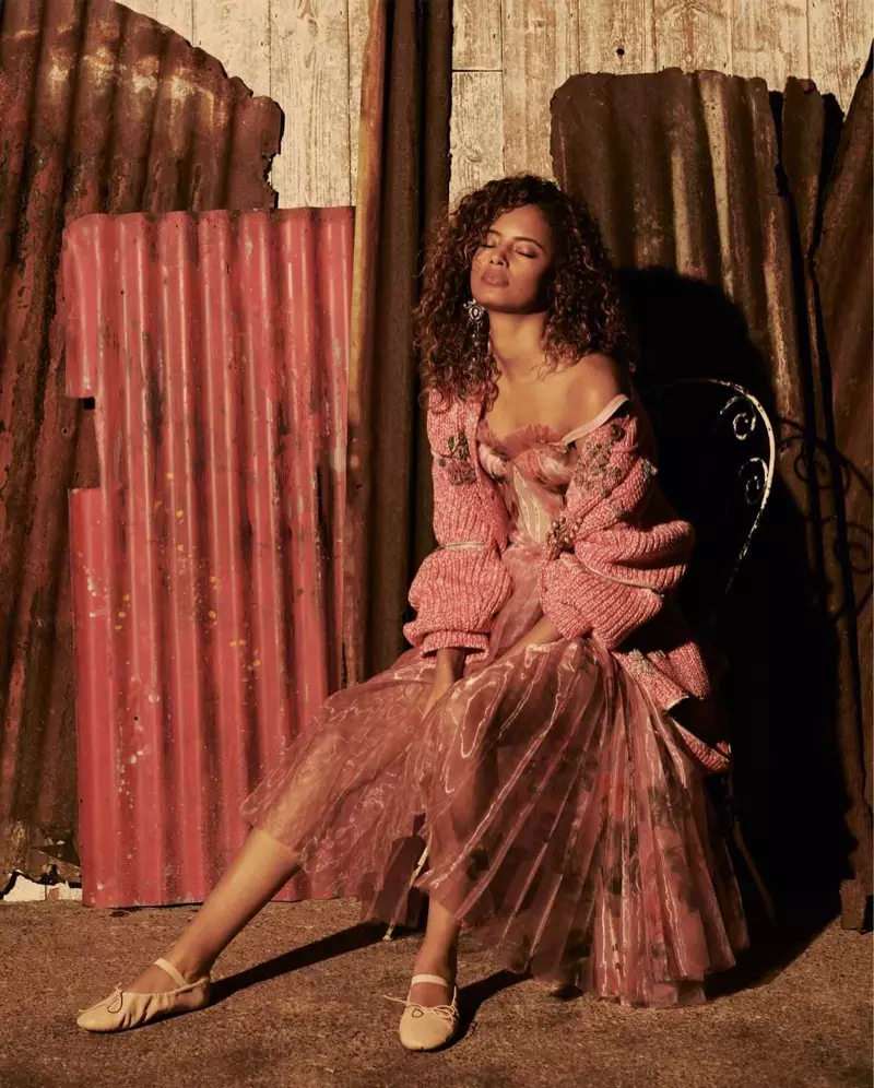 Malaika Firth Models Spring's Statement Styles for How to Spend It