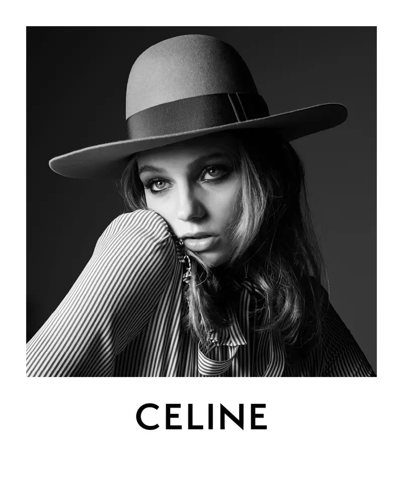 Hedi Slimane photographie Fran Summers pour la collection printemps-été 2019 de Celine