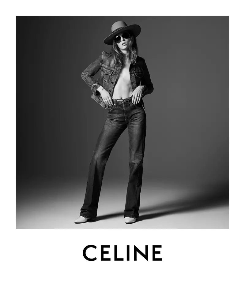 Fran Summers 身著 Celine 2020 春夏系列