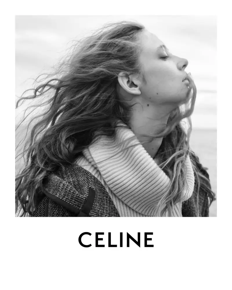 Анна Франческа в центре внимания рекламной кампании Celine Winter 2020