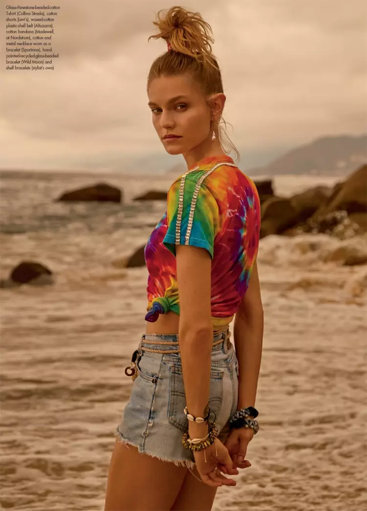 Clair Wuestenberg kanaliserer Surfer Vibes for ELLE Canada