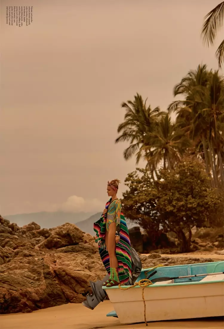 Clair Wuestenberg Channels Surfer Vibes for ELLE Kanada