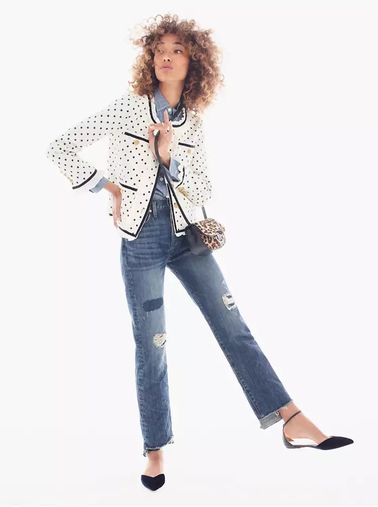 Anais Mali Models Casual Cool Outfits from J. Crew