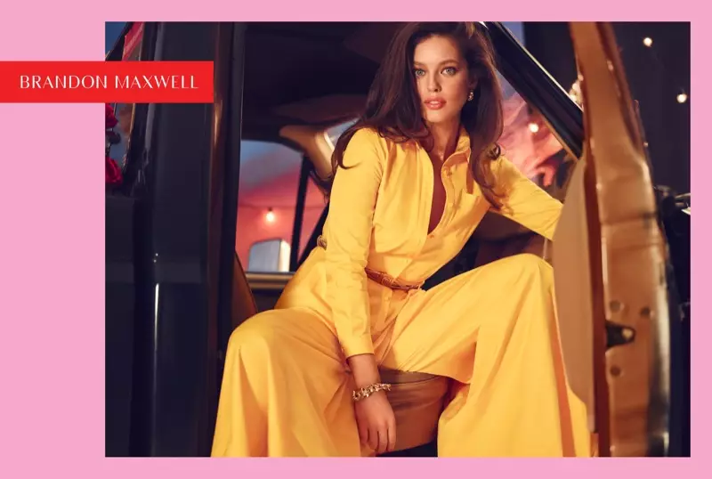 Modelul Emily DiDonato este în fața campaniei Brandon Maxwell de primăvară-vară 2019