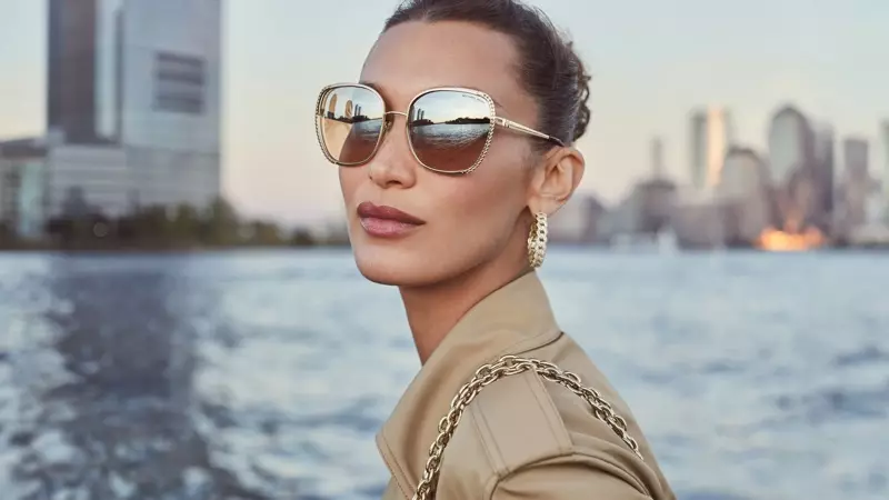 Michael Kors nthuav tawm lub caij nplooj ntoos hlav-lub caij ntuj sov 2021 eyewear phiaj los nqis tes.