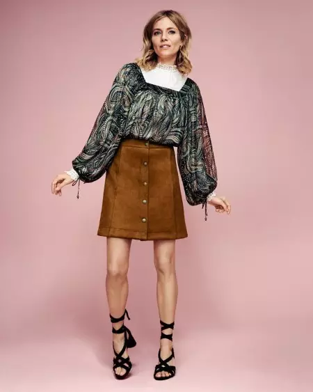 Sienna Miller Wears Boho Looks for Lindex's Spring 2016 Campaign