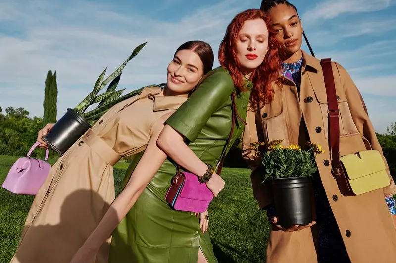 Grace Elizabeth, Karen Elson kaj Indira Scott ĉefrolas en la kampanjo printempo-somera 2020 de Kate Spade