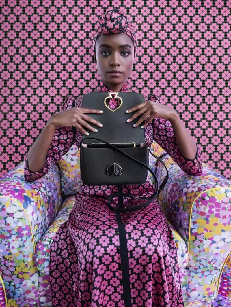 Kiki Layne staan voor Kate Spade lente-somer 2019-veldtog