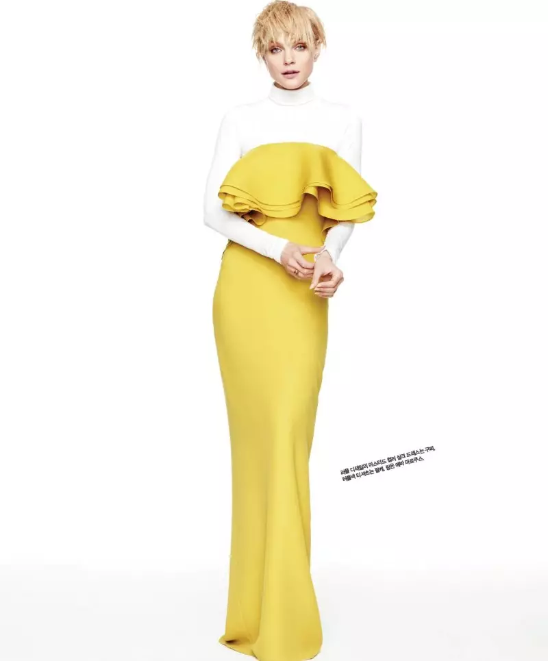 Jessica Stam រះក្នុងរឿង Singles Korea's March Issue