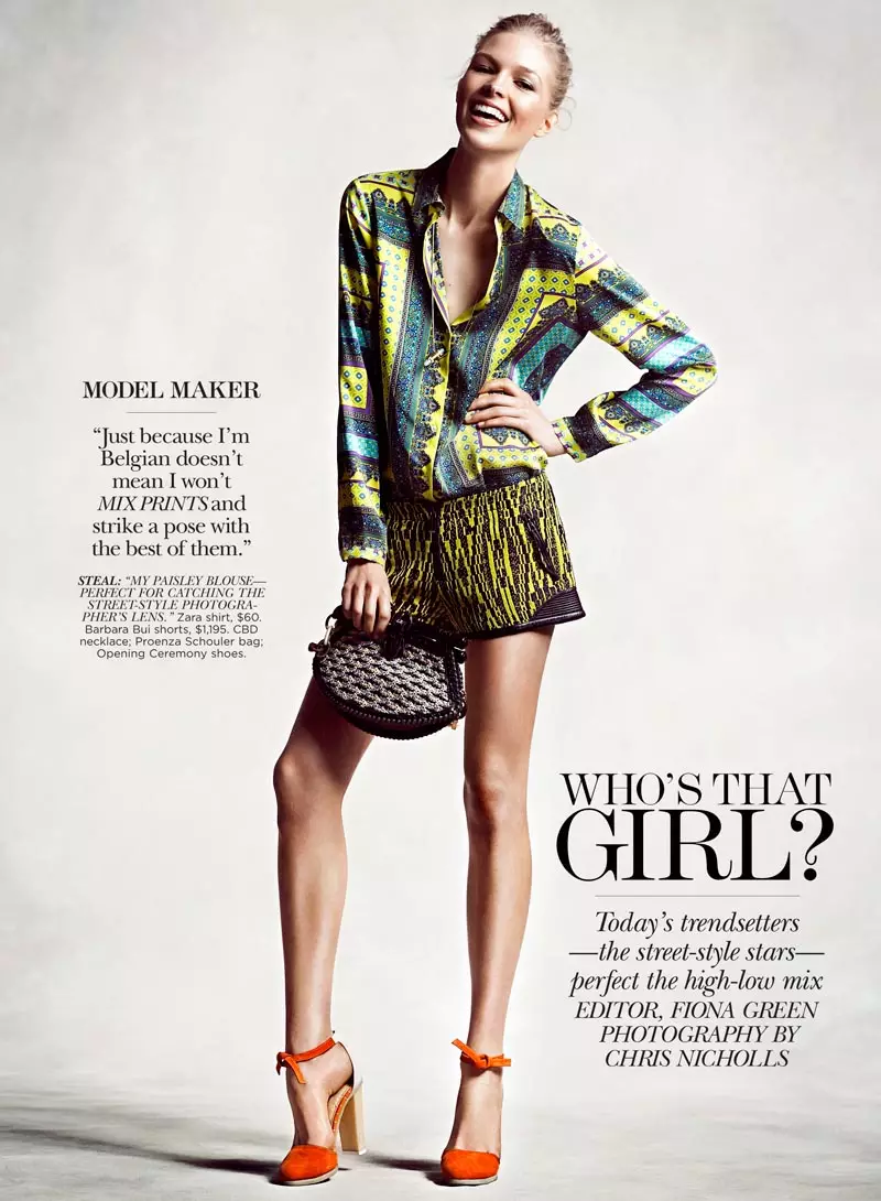 Amanda Embodies Street Star Style in Flare July 2012, Lensed by Chris Nicholls