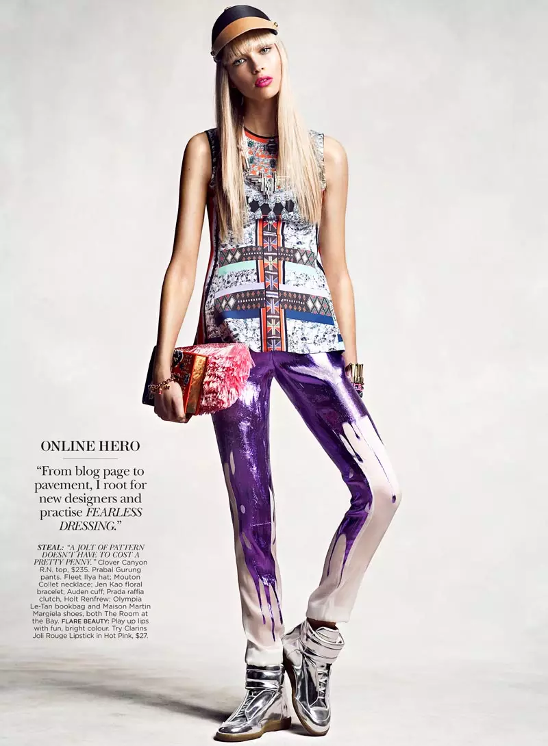 Amanda Embodies Street Star Style ni igbunaya July 2012, Lensed nipa Chris Nicholls