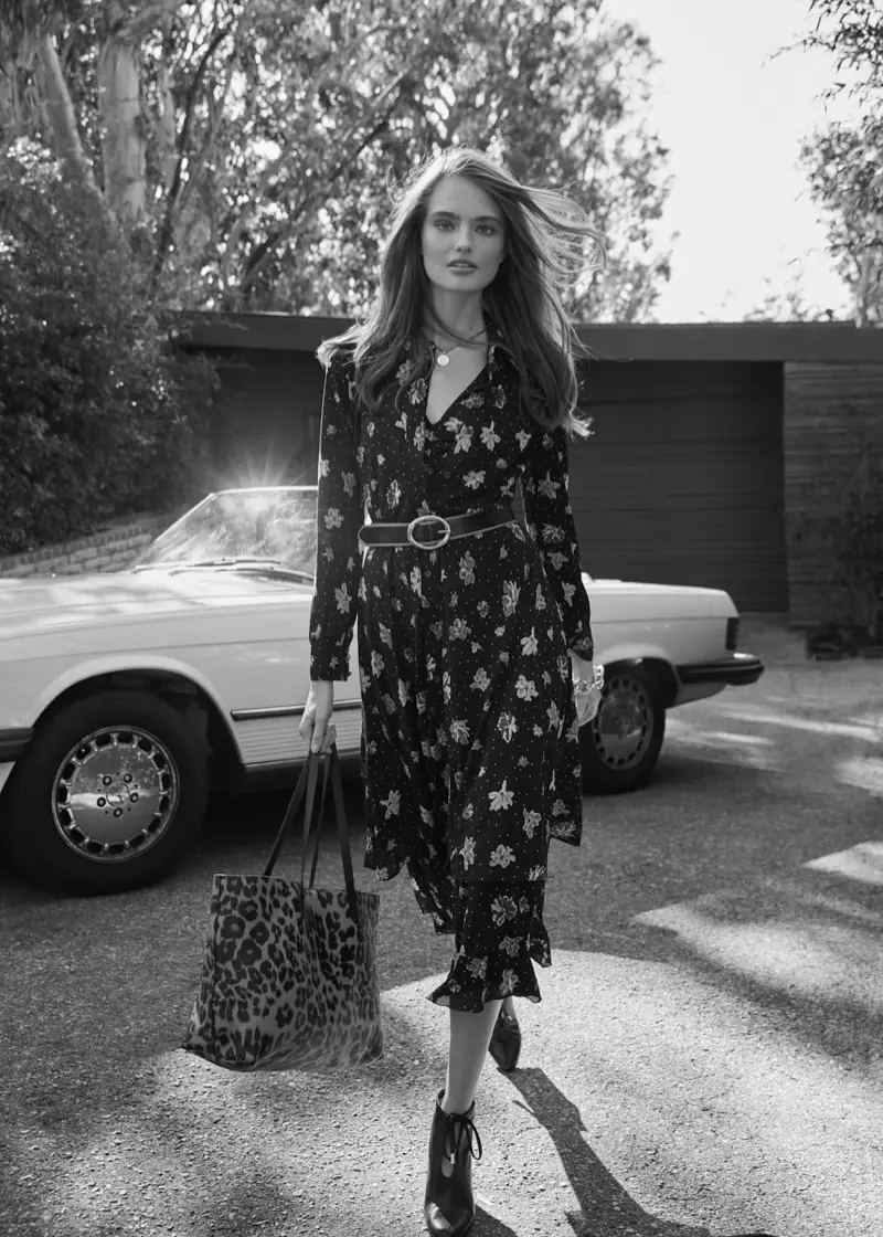 DVF spotlights Vanessa jurk uit collectie januari 2020