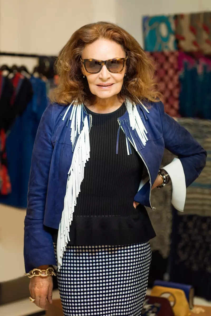 Designer Diane von Furstenberg solbriller