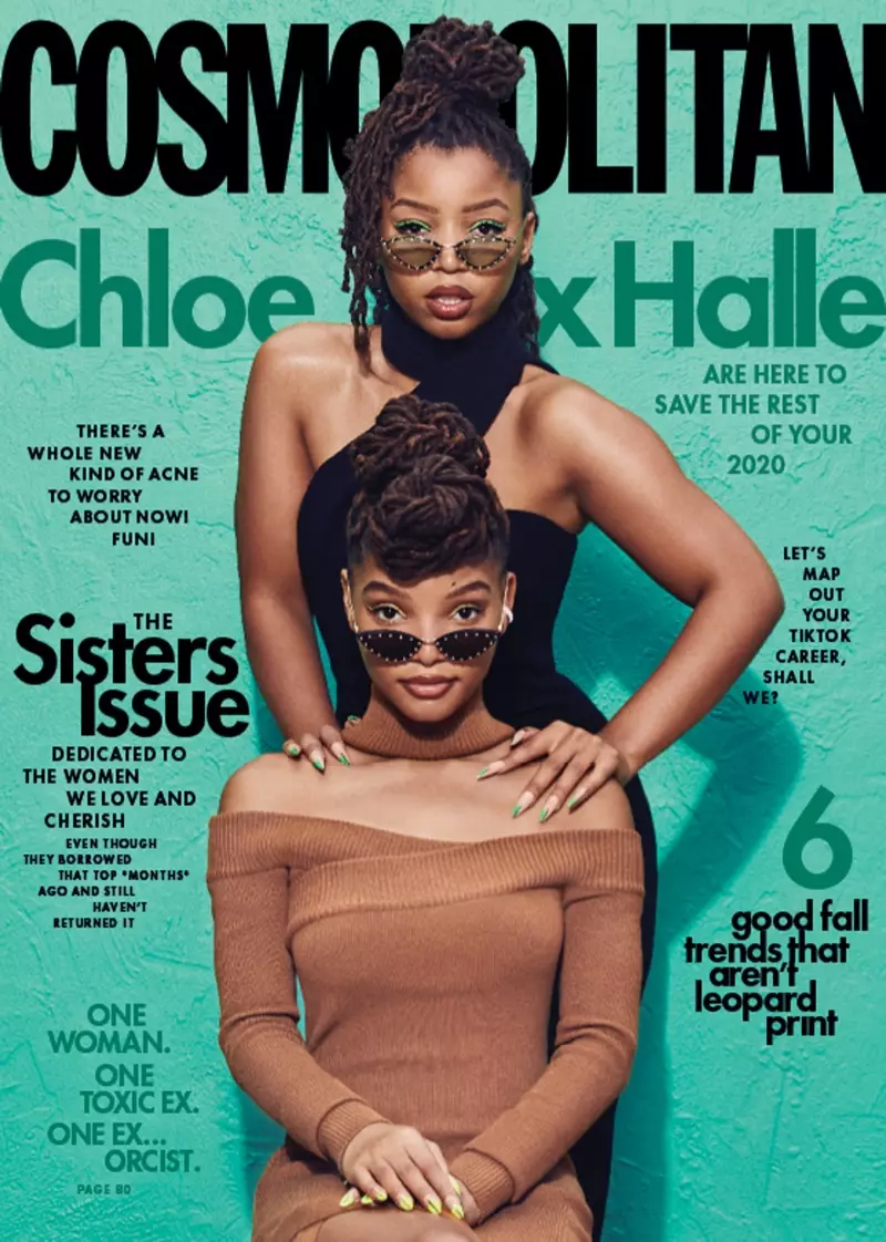 Chloe x Halle Get Glam para sa Cosmopolitan