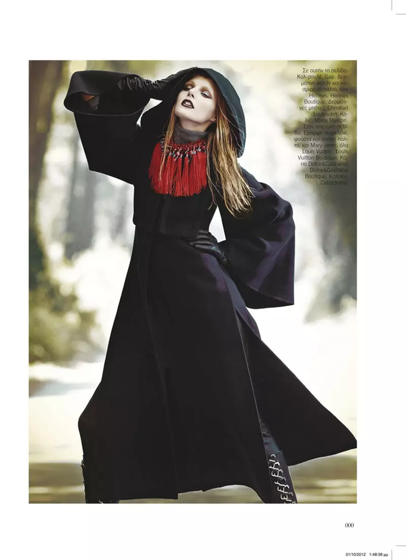 Dimitris Skoulos Lenses Enchanting Fall Looks for Vogue Hellas November 2012