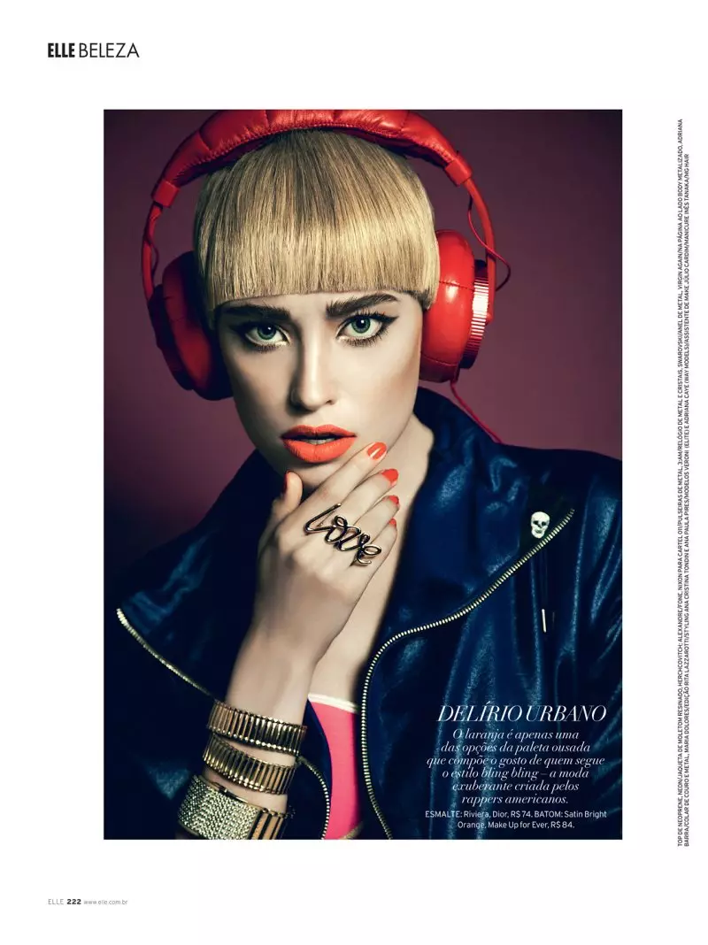 Yossi Michaeli snima rock & glam look za Elle Brazil