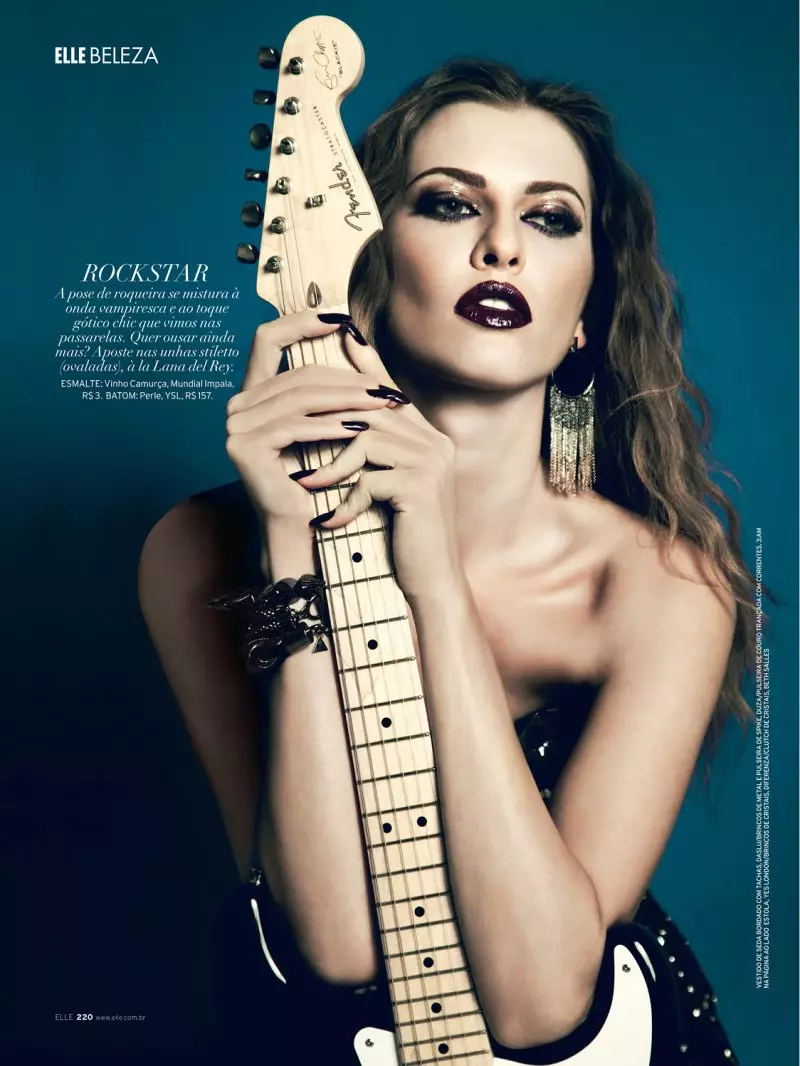 Yossi Michaeli snima rock & glam look za Elle Brazil