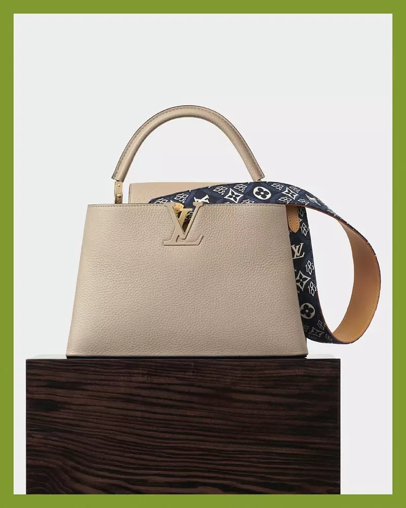 Louis Vuitton présente le sac Capucines dans sa campagne publicitaire resort 2021.