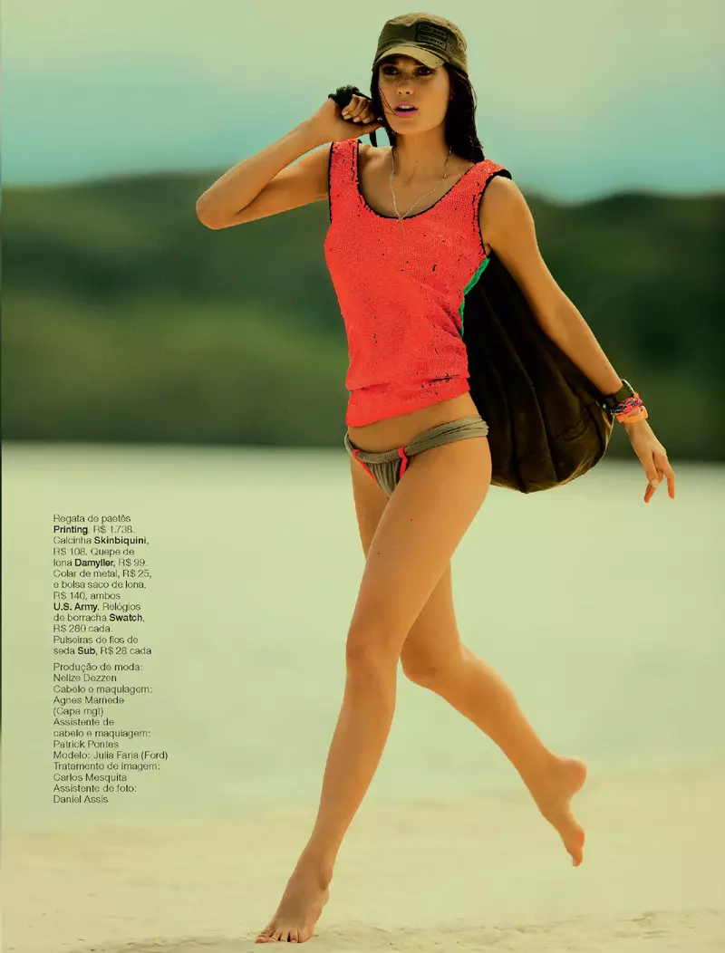 Julia Faria na Fernando Louza kwa Marie Claire Brazil