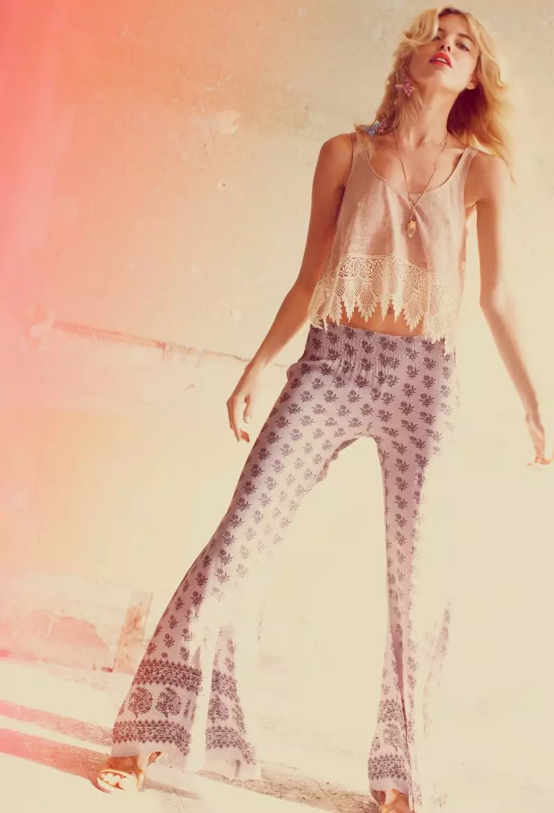 Martha Hunt for Free People Februarski Lookbook avtorice Anna Palma