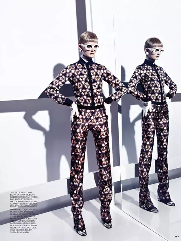 Lisa Cant er hluti af Mod Squad for Fashion September 2012 eftir Gabor Jurina