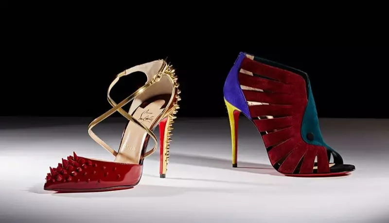 Décolleté Christian Louboutin Goldocross e sandali Toot Mignonne (da sinistra a destra)