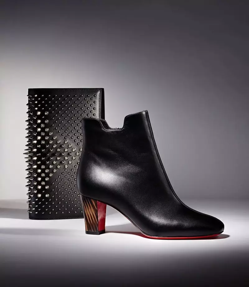 Christian Louboutin Paloma Clutch at Tiagada Ankle Boots