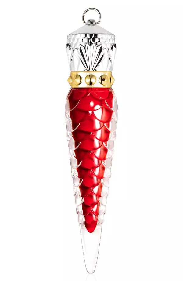 Christian Louboutin Loubilaque Lip Lacquer yn Rouge Louboutin