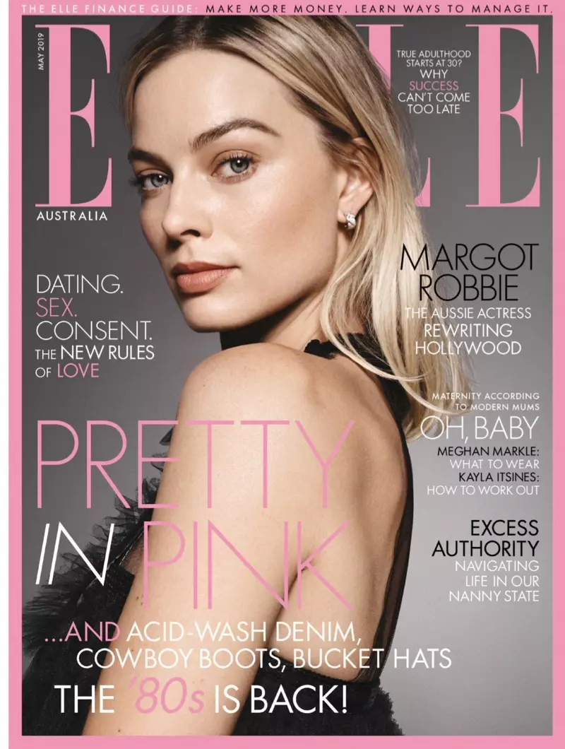 Sessão de fotos de capa da Margot Robbie ELLE Austrália 2019