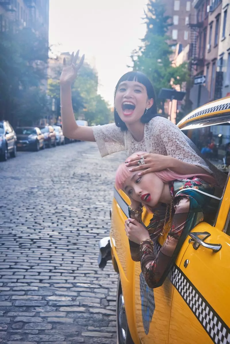 Fernanda Ly en Yuka Mannami is NYC-meisies vir Vogue Japan
