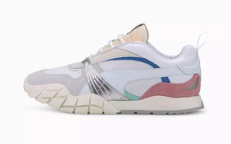 PUMA Kyron Awakening tornacipő fehér/mályvacukor színben 90 dollár