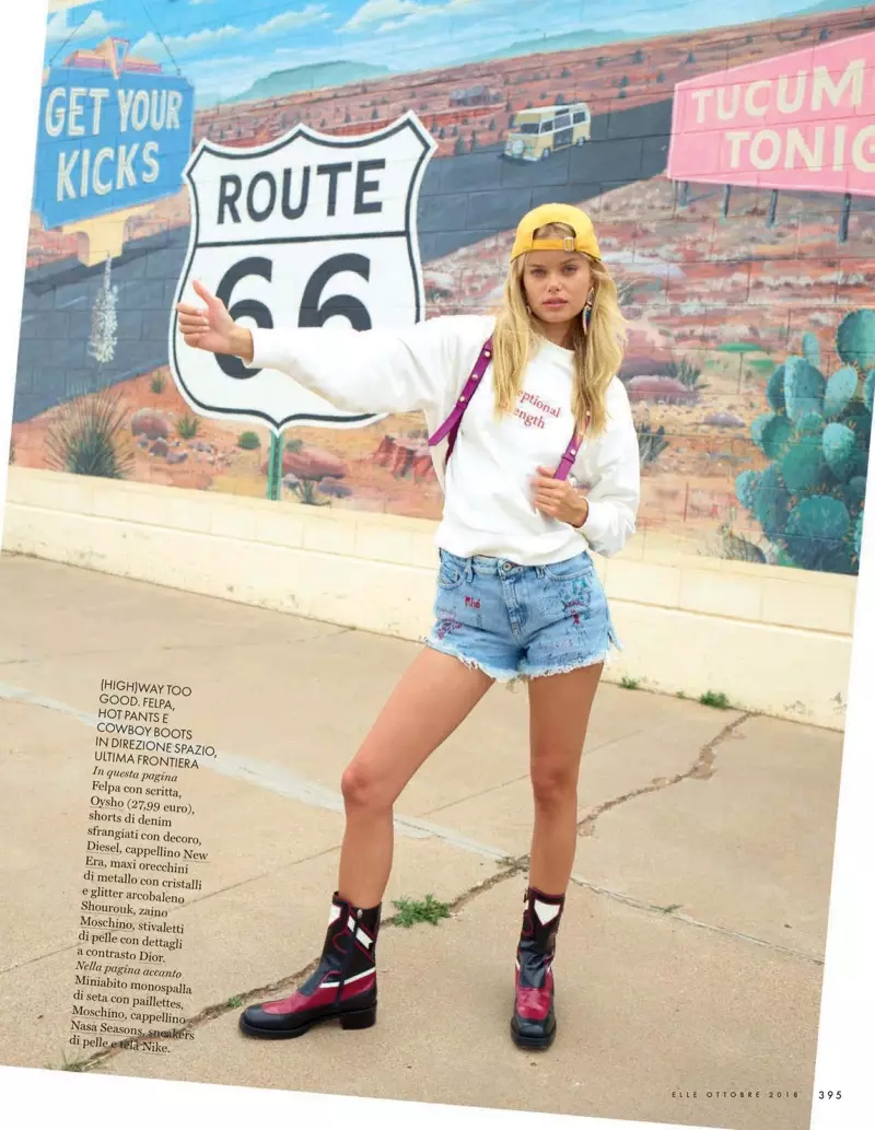 Frida Aasen gaat op een stijlvolle roadtrip voor ELLE Italië