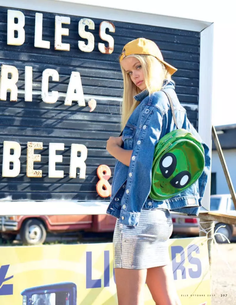 Frida Aasen geet op eng stylesch Road Trip fir ELLE Italien