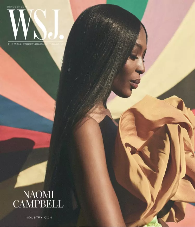 Naomi Campbell Graces Kaca-kaca saka WSJ. Majalah