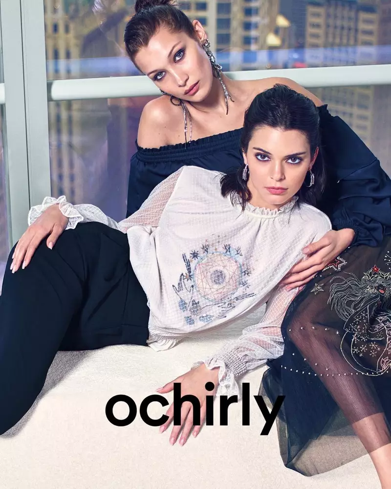 Kendall Jenner und Bella Hadid treten in Ochirlys Herbst-Winter-Kampagne 2018 auf