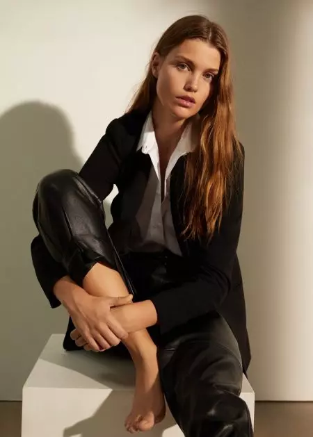 Luna Bijl Yn Gwisgo Arddulliau Chic O Mango yn Ddiymdrech