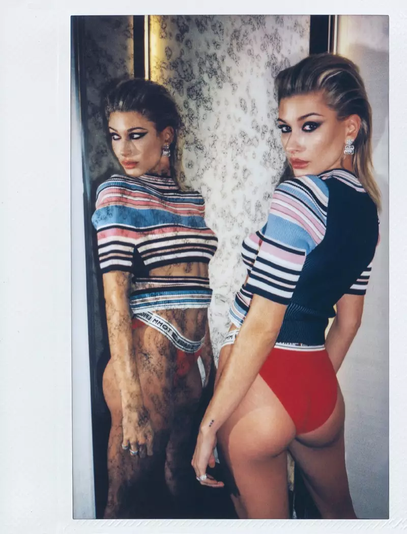 Hailey Baldwin skruer op for varmen i Wonderland Magazine