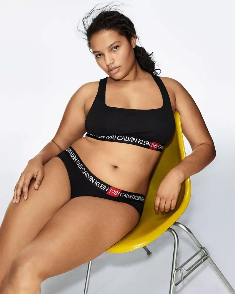 Hayley Foster fronter kampanjen for Calvin Klein Underwear høst-vinter 2019