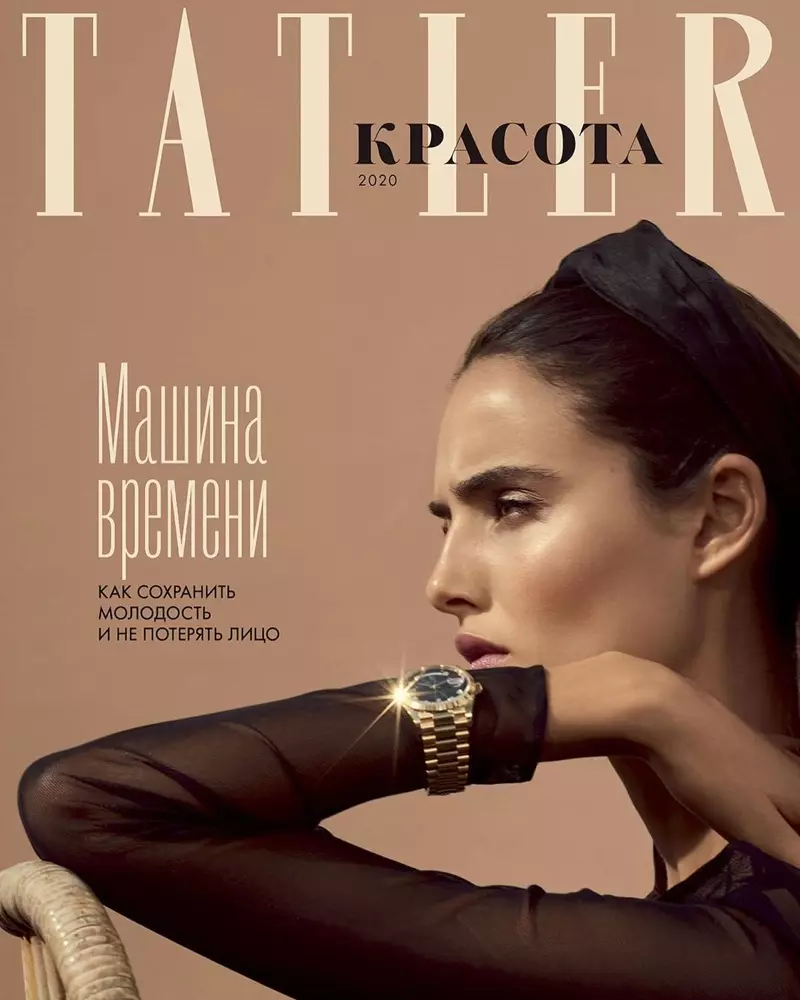 Blanca Padilla ngagem Pantun Luxe pikeun Tatler Rusia