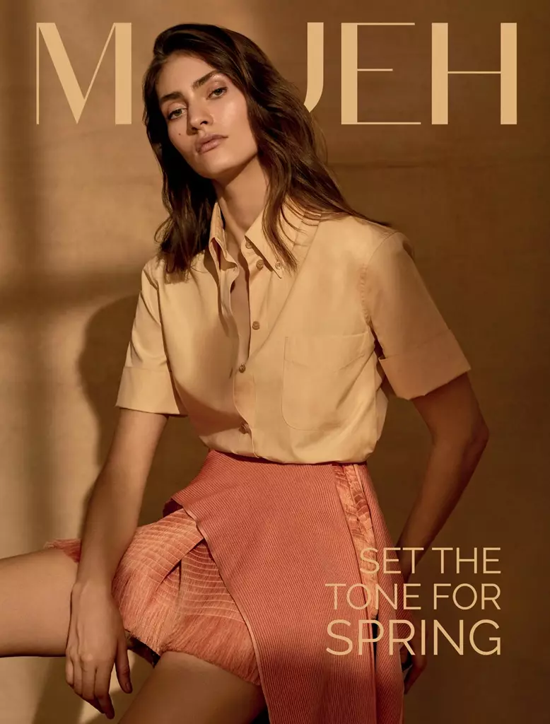 Marine Deleeuw anbrase tout koulè net pou Mojeh Magazine