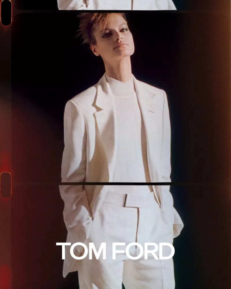 Faretta aparece na campanha primavera-verão 2020 de Tom Ford