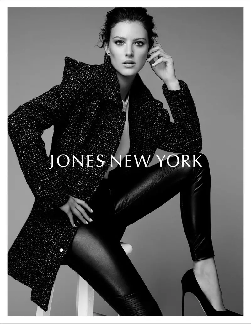 Eliza Cummings partecipa alla campagna Autunno '15 di Jones New York