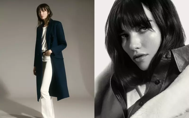 Grace Hartzel es vesteix amb roba exterior tardor-hivern 2020 de Massimo Dutti.