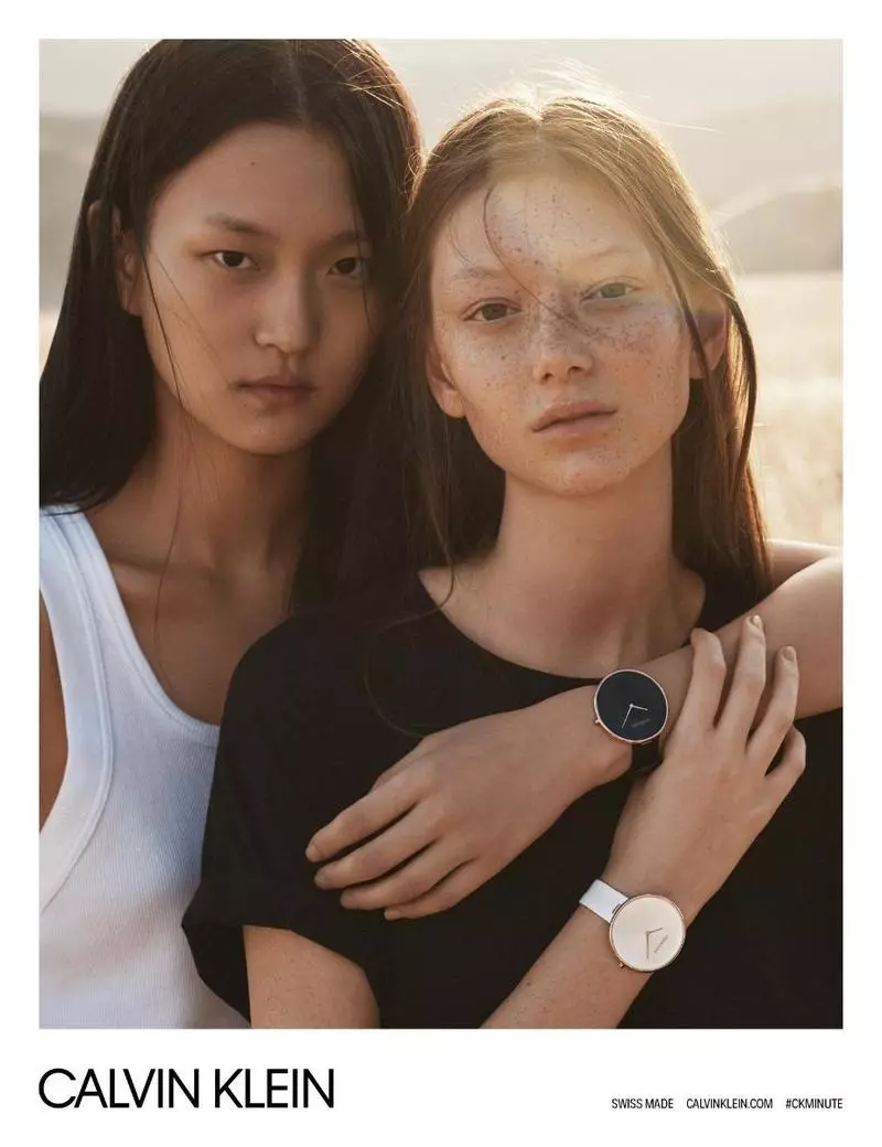 Wangy és Sara Grace Wallerstedt a Calvin Klein Watches 2018-as tavaszi-nyári kampányának főszereplője