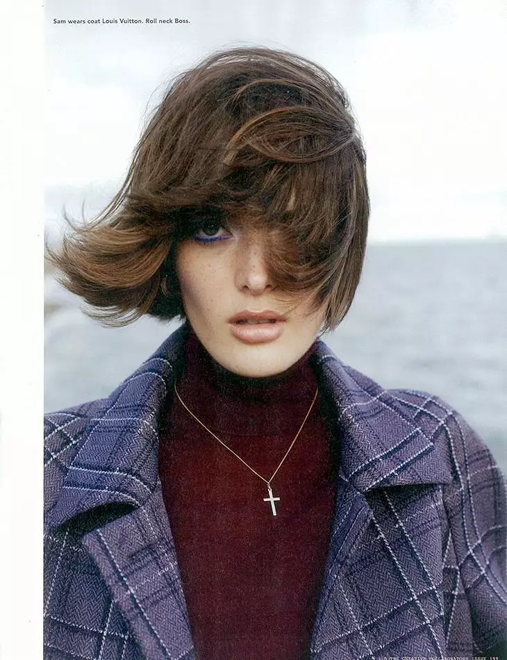 Sam Rollinson သည် i-D Fall 2013 တွင် Richard Bush အတွက် 70s Chic ဖြစ်သည်။